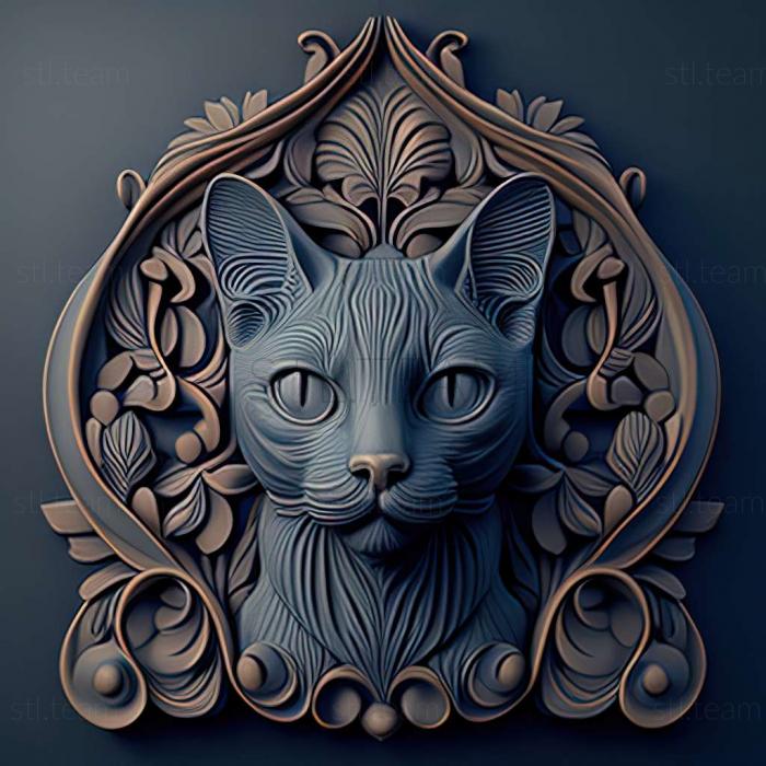 Animals Russian Blue cat